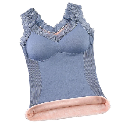 Zachte en warme thermische tanktop voor de winter