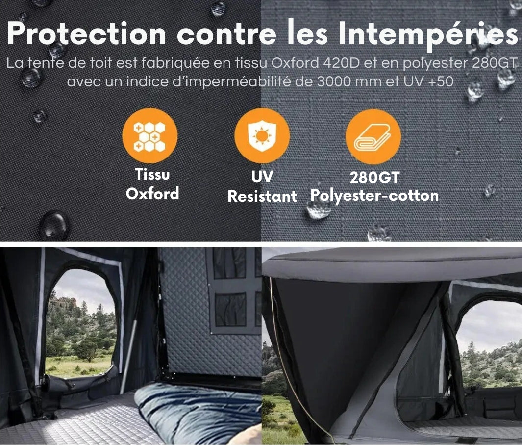4-Persoons Daktent voor Auto Camping