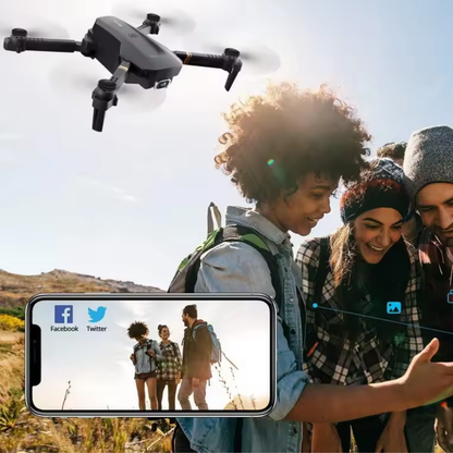 4K WiFi Drone met Dubbele Groothoeklens en Stabilisatie