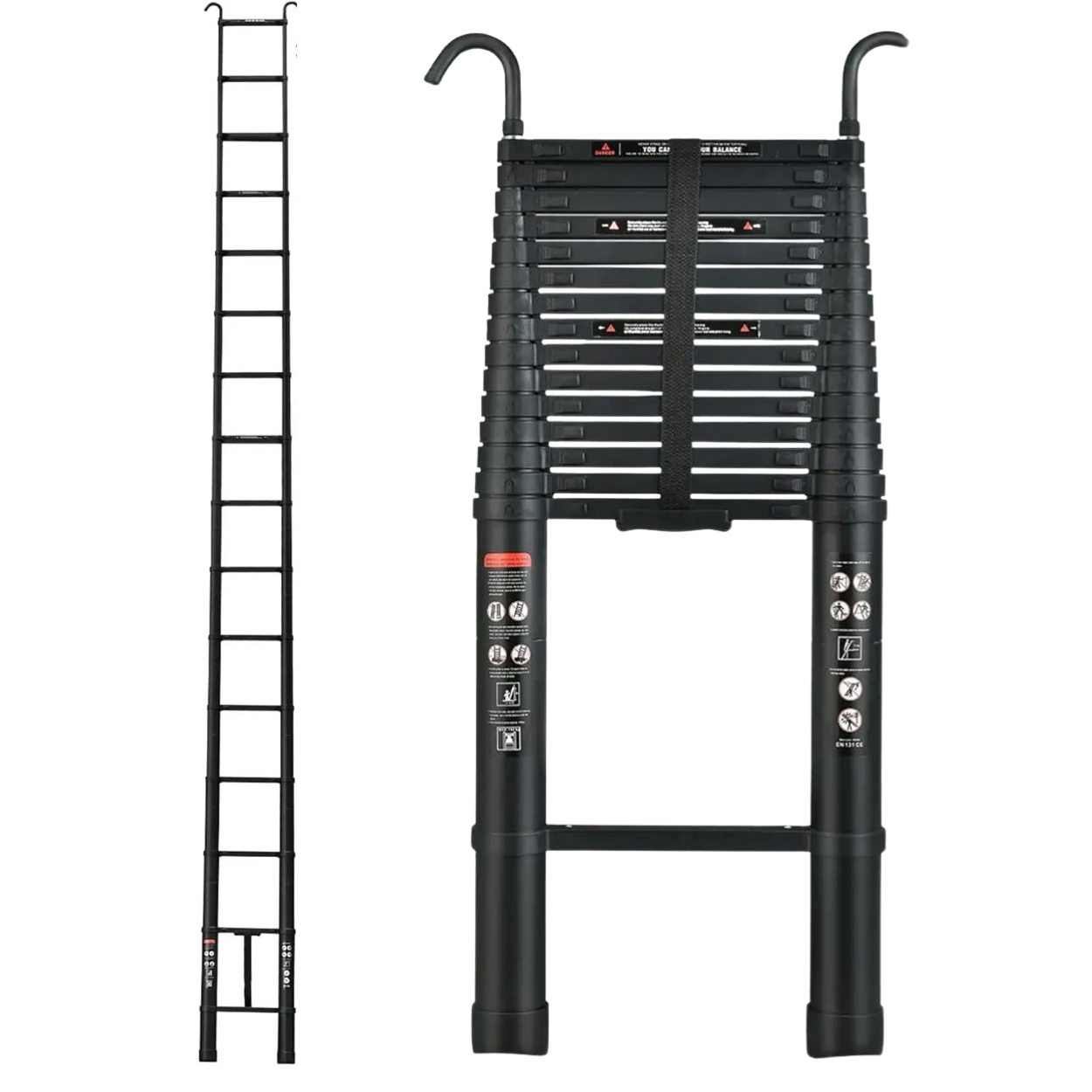 Telescopische Aluminium Ladder 6m2 Hoge Veiligheid