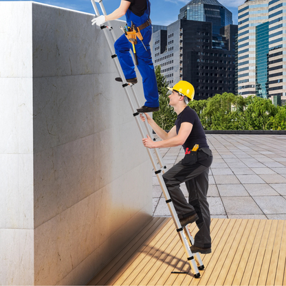 Robuuste Stalen Telescopische Ladder voor Werk