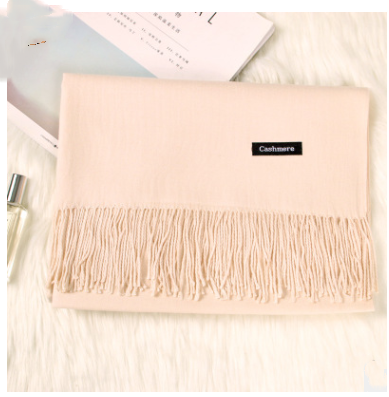 Elegante Dames Sjaal Klassiek Winterpatroon