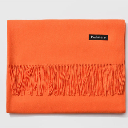 Elegante Dames Sjaal Klassiek Winterpatroon