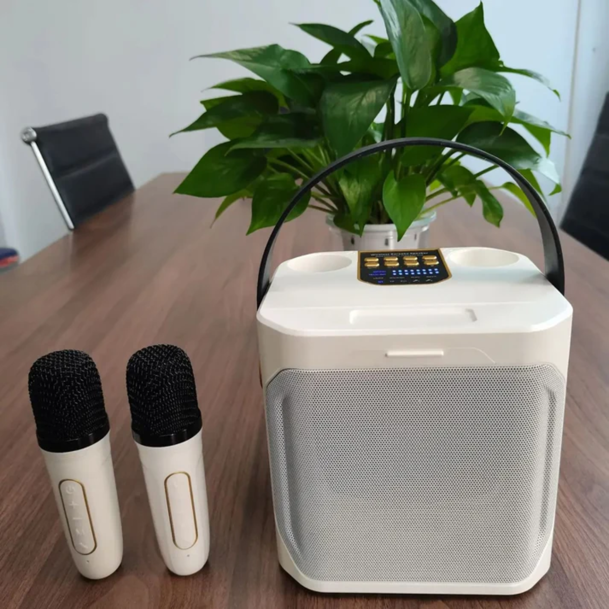 Krachtige Draagbare Bluetooth Speaker met Karaoke Functie