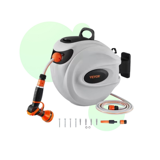 Enrouleur de Tuyau d'Arrosage Compact et Rétractable - Marcherelle