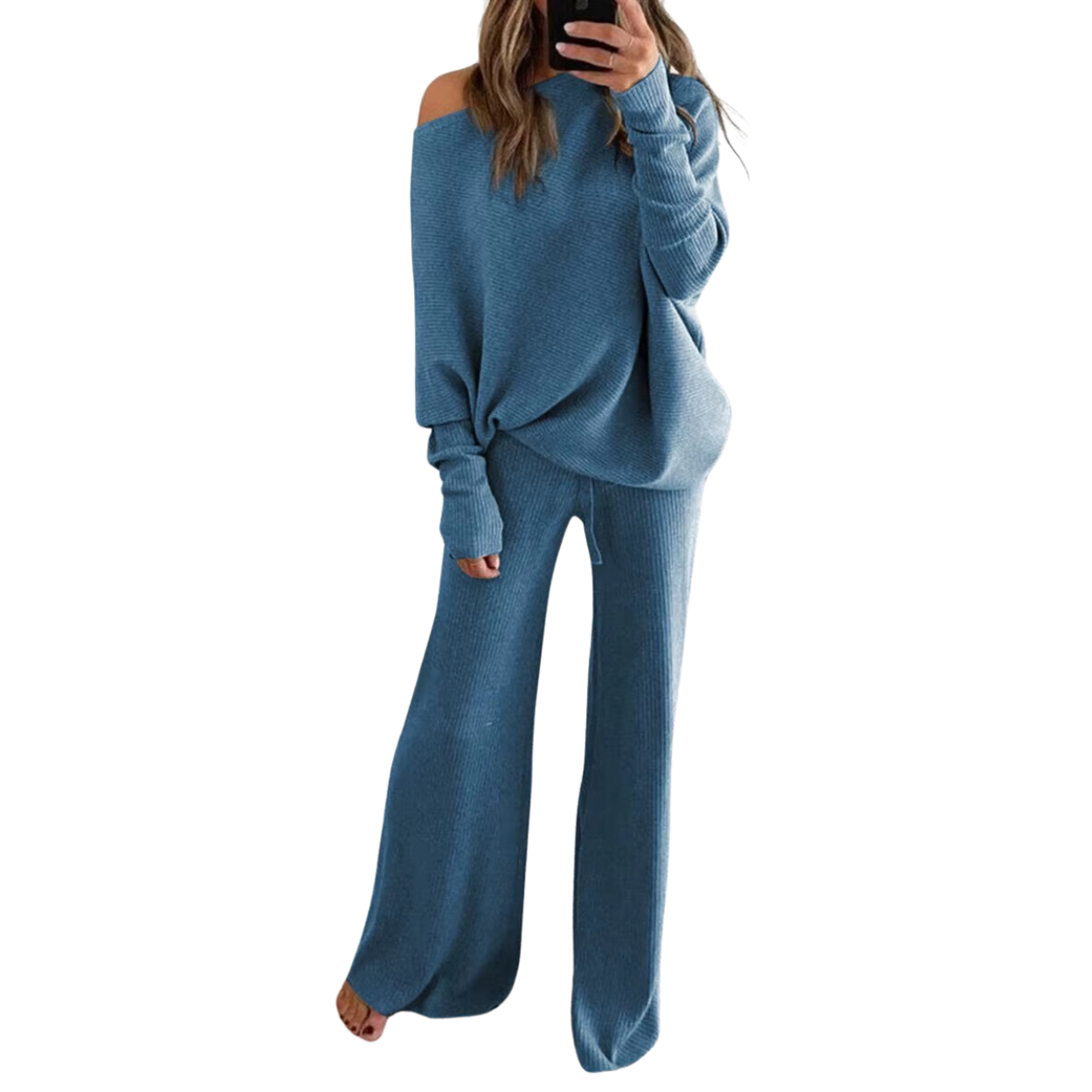 Comfortabele en Elegante Trainingsbroek en Trui