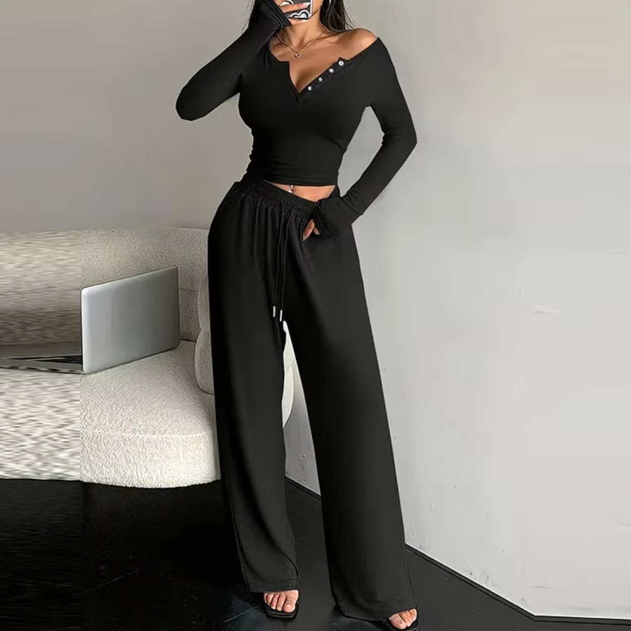 Comfortabele Oversized Broek en Trui