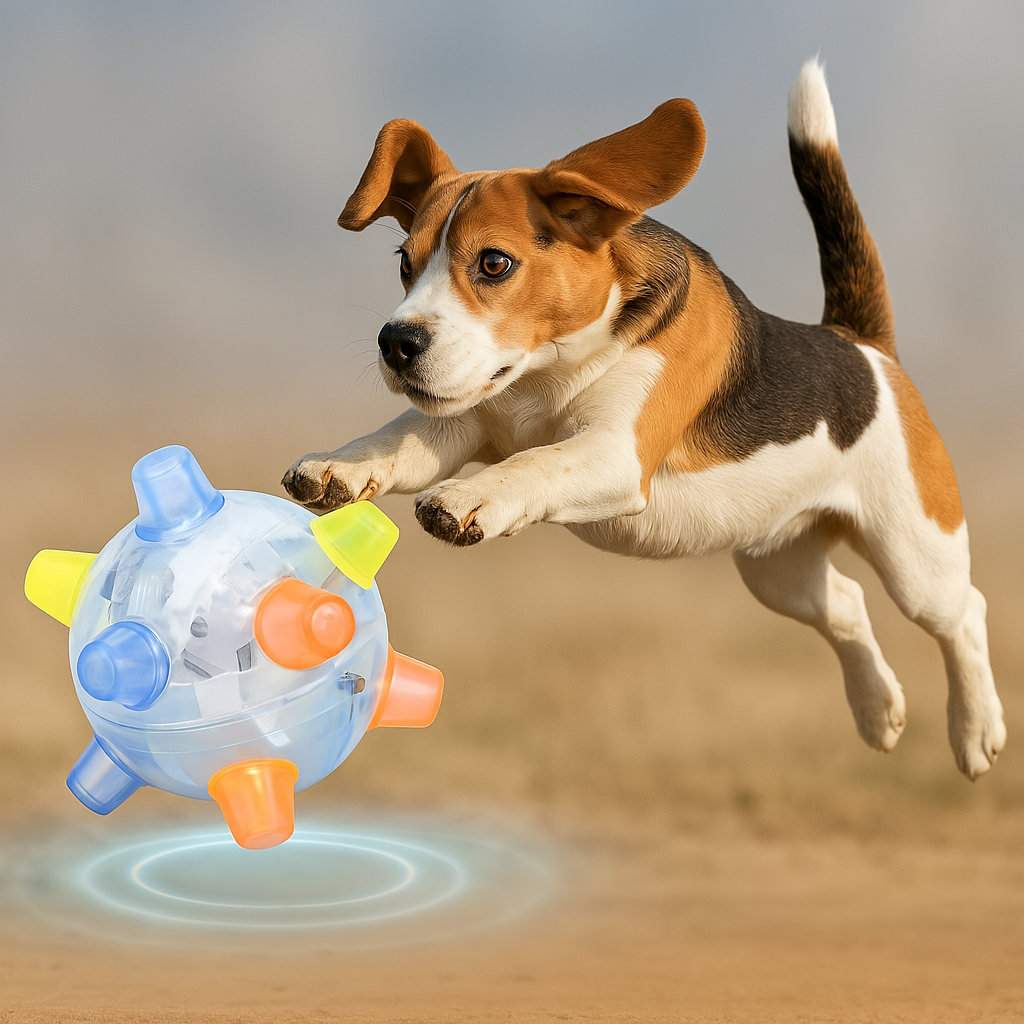 Balle Lumineuse pour Chiens, Jeu de Nuit Sûr et Amusant - Foivo