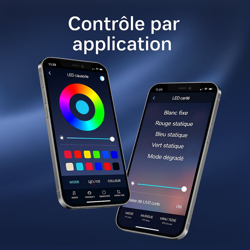 LED Vloermat voor Auto – Hoogwaardige Interieurverlichting