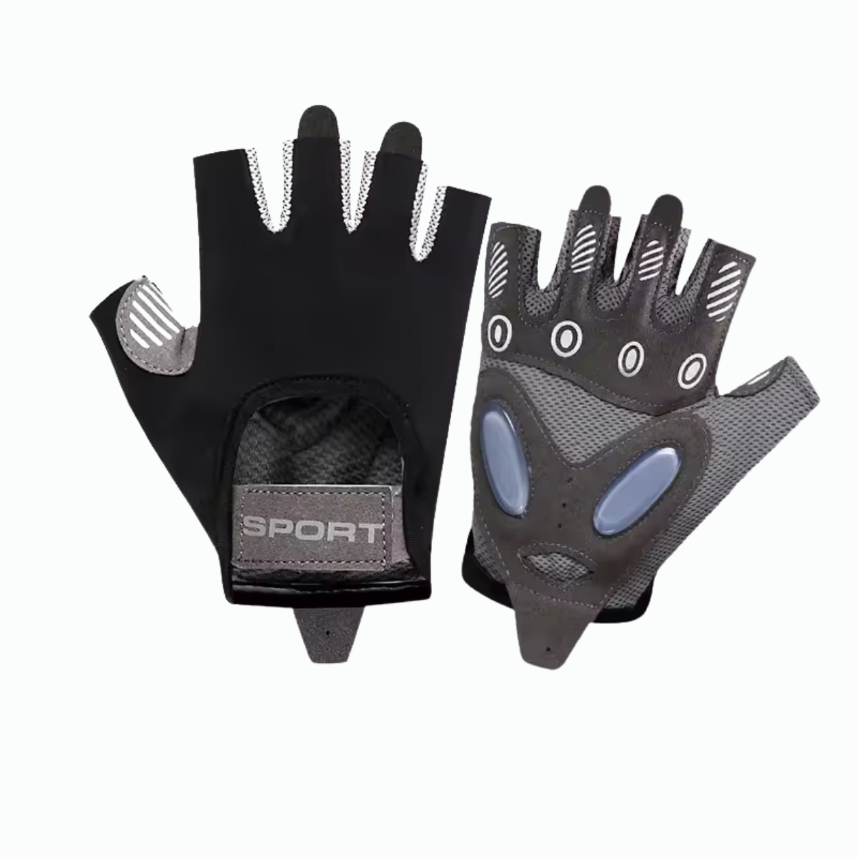 Ademende Sporthandschoenen met Grip voor Krachttraining