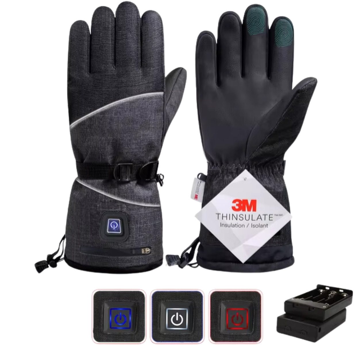 Elektrische verwarmde handschoenen voor mannen en vrouwen