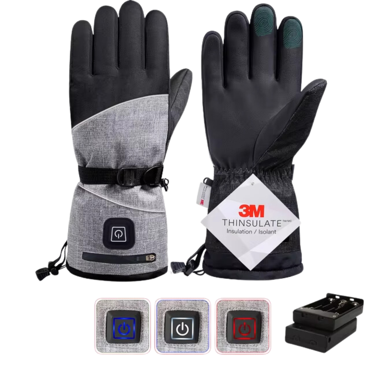 Elektrische verwarmde handschoenen voor mannen en vrouwen