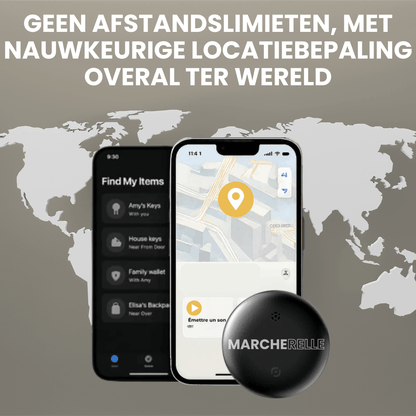 Marcherelle - GPS-tracker zonder abonnement | Compatibel met Android & iOS