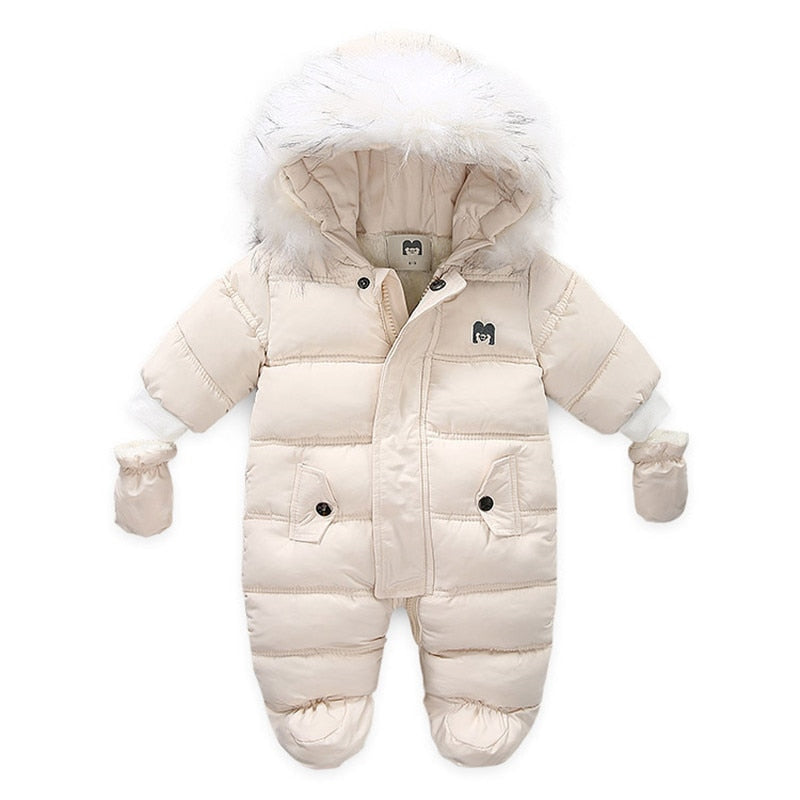 Warme babywinteroverall