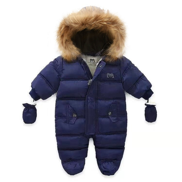 Warme babywinteroverall