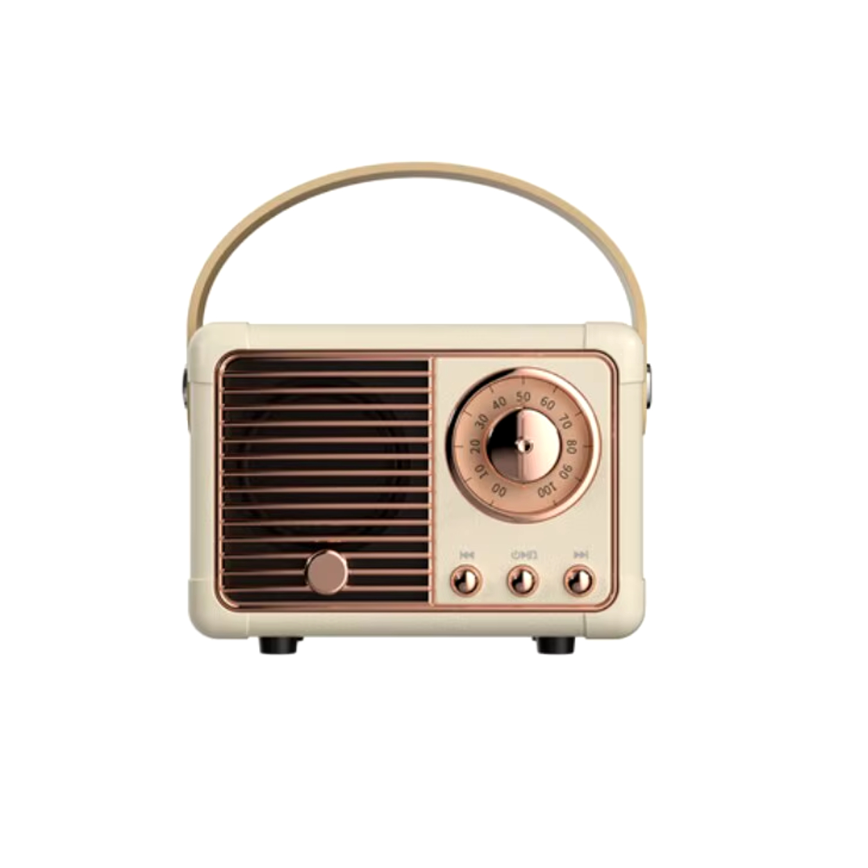 Compacte Bluetooth-luidspreker in vintage stijl