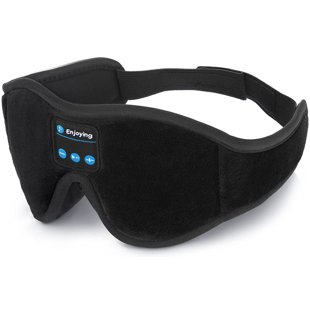 Slaapmasker met ingebouwde Bluetooth-hoofdtelefoon