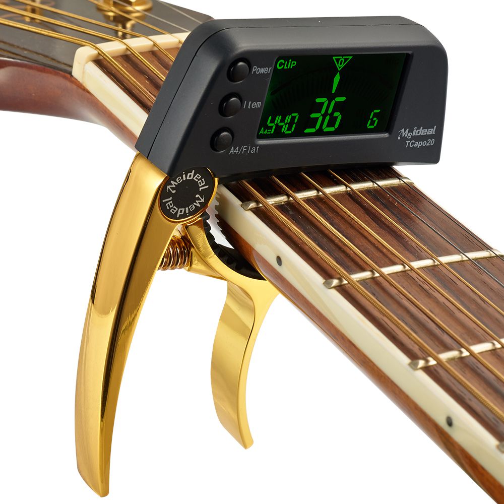Handige 2-in-1 Gitaarstemmer en Klem