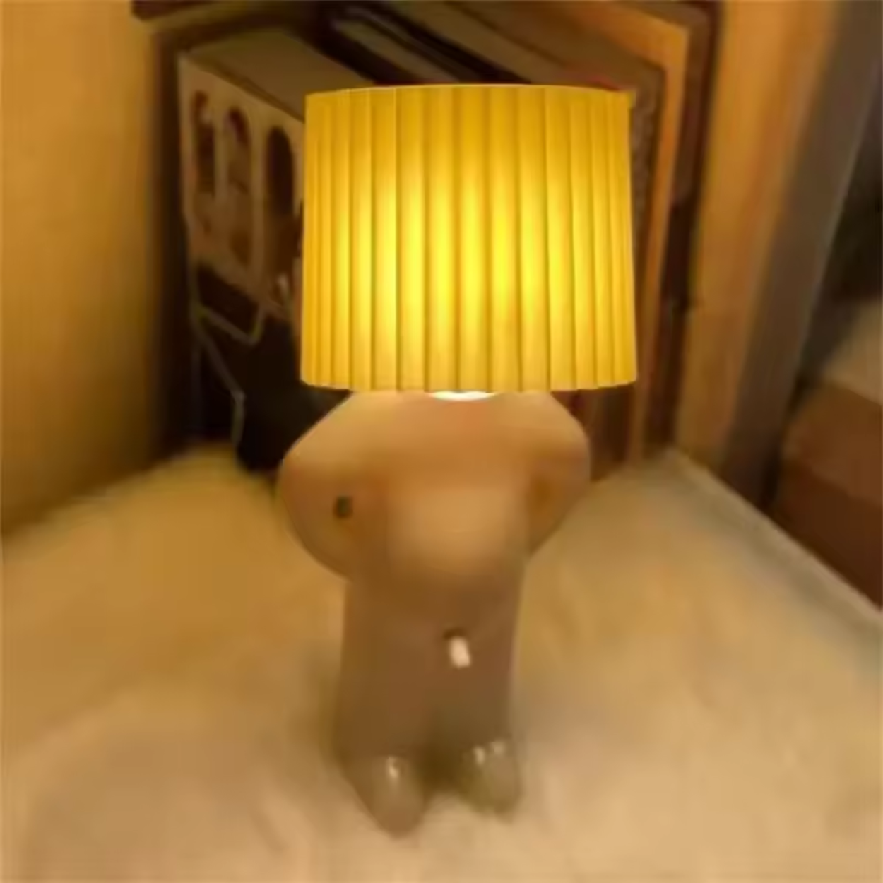 Originele Bureaulamp in de Vorm van een Figuren