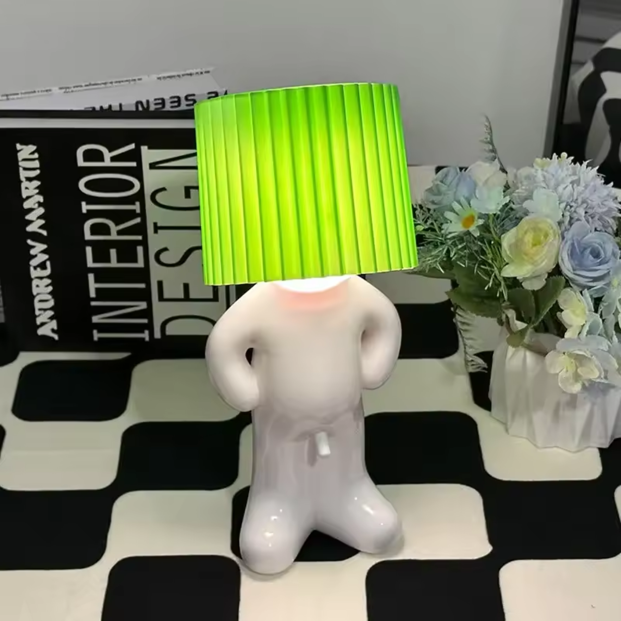 Originele Bureaulamp in de Vorm van een Figuren
