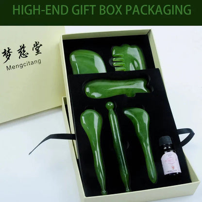 Complete Gua Sha Massage Set van 7 Stuks
