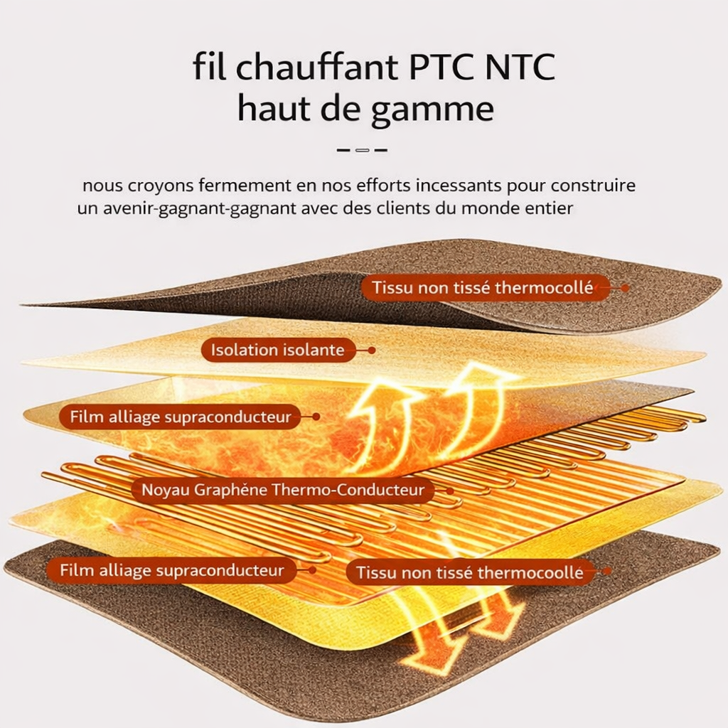 Marcherelle™ – Elektrische Warmtedeken met Automatische Uitschakeling en 6 Instelbare Temperatuurniveaus