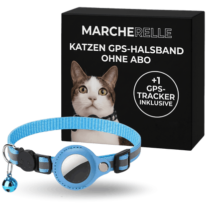 Macherelle™ – GPS-halsband voor katten zonder abonnement | Compatibel met iOS & Android