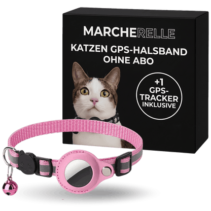 Macherelle™ – GPS-halsband voor katten zonder abonnement | Compatibel met iOS & Android
