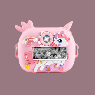 Marcherelle™ – Appareil Photo Instantané Enfant Double Objectif 12MP