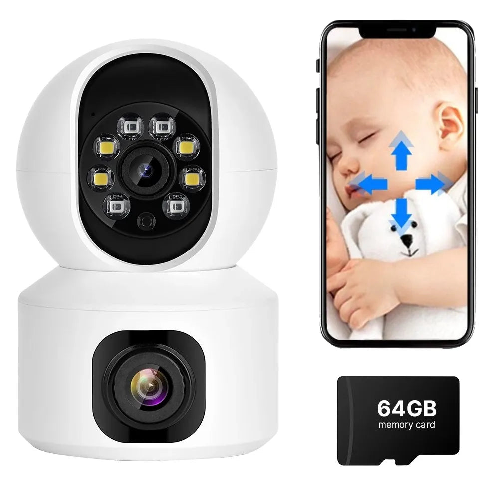 Marcherelle™ – Babyphone Connecté 360° Caméra 2K HD avec Vision Nocturne