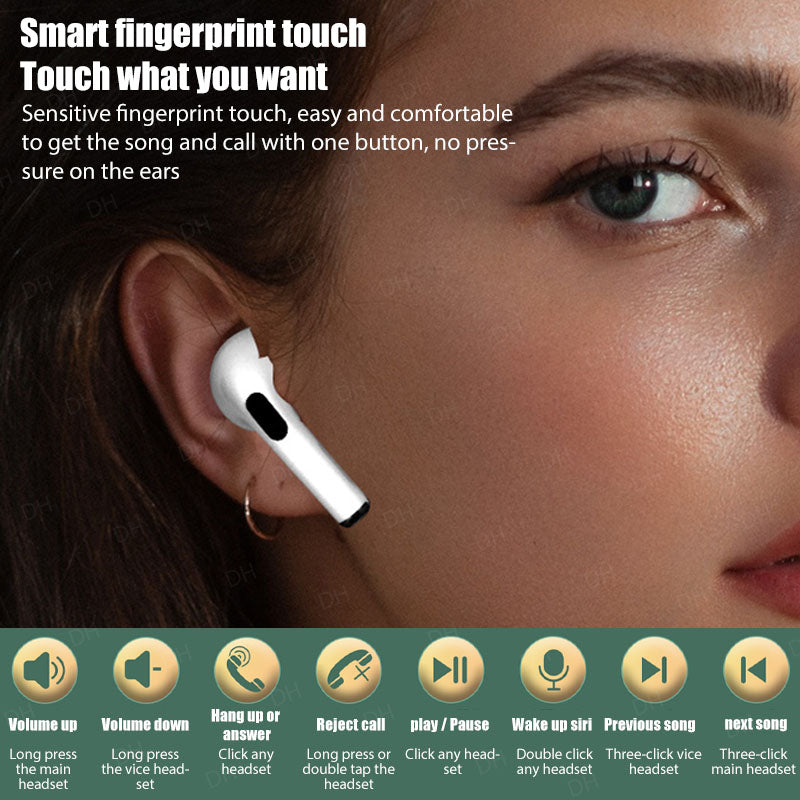 Marcherelle™ – Écouteurs Bluetooth Sans fil avec Suppression du Bruit et 24h d’Autonomie