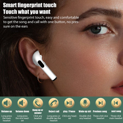 Marcherelle™ – Écouteurs Bluetooth Sans fil avec Suppression du Bruit et 24h d’Autonomie