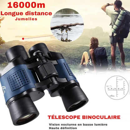Marcherelle™ – Jumelles 80x80 Longue Portée Vision Nocturne pour Randonnée & Chasse