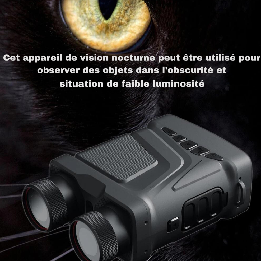 Marcherelle™ – Jumelles Vision Nocturne 4K Infrarouge avec Zoom 8X