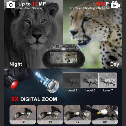 Marcherelle™ – Jumelles de Vision Nocturne 3D Haute Précision