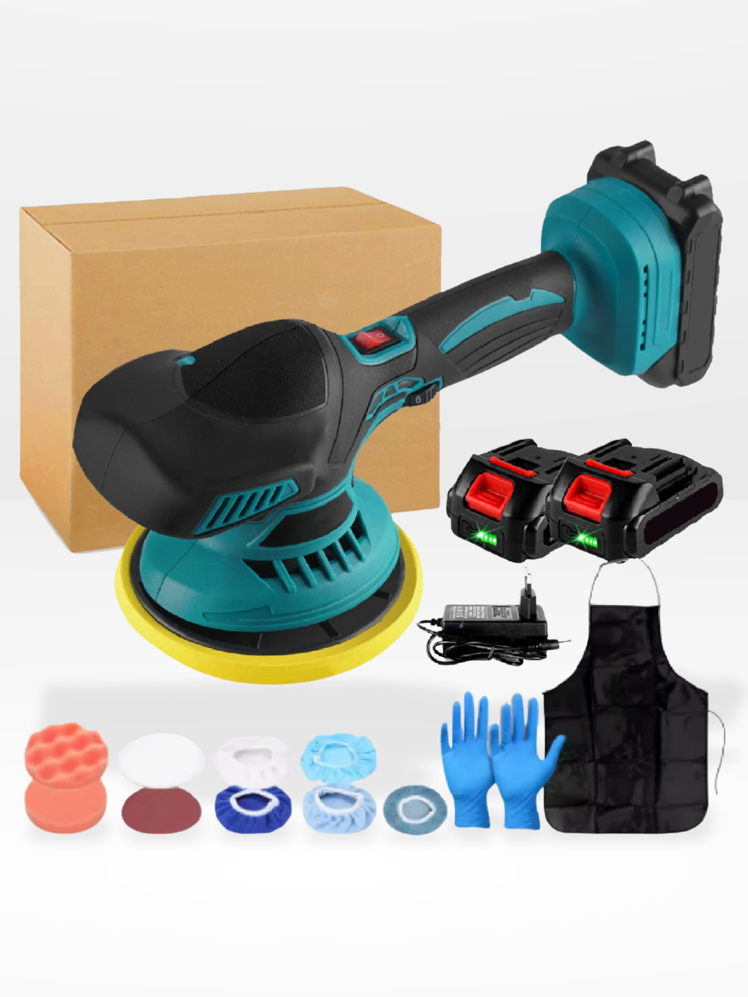 Marcherelle™ – Polisseuse Sans Fil Orbitale 18V Compacte et Puissante