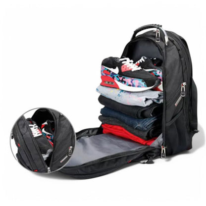 Marcherelle™ – Sac à Dos Voyage Unisex 35L Imperméable, Compartiment PC