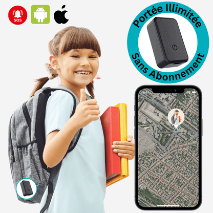 Marcherelle™ – Traceur GPS Enfant Sans Abonnement, Assurez la Sécurité de Votre Enfant