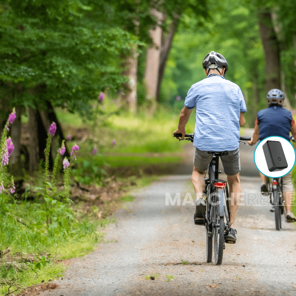 Marcherelle™ – Traceur GPS Vélo Sans Abonnement, Assurez la Sécurité de Votre Vélo