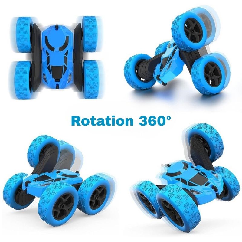 Marcherelle™ – Voiture Télécommandée Cascade 360° Drift Tout Terrain Rechargeable