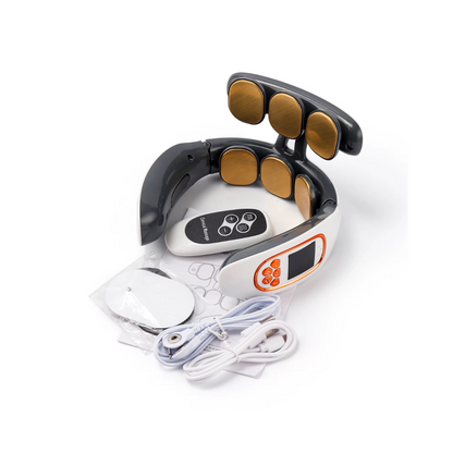 Hoogwaardige Nekmassager met 6 Instelbare Elektroden