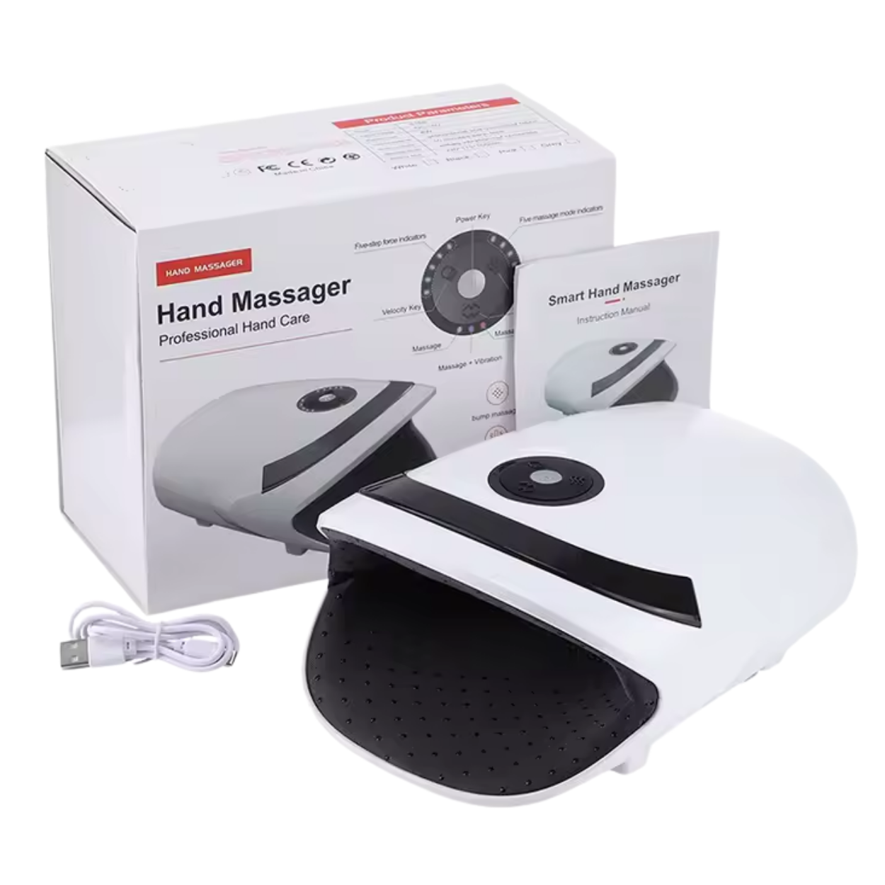 Elektrische Handmassage met Warmte en Ontspannende Massage