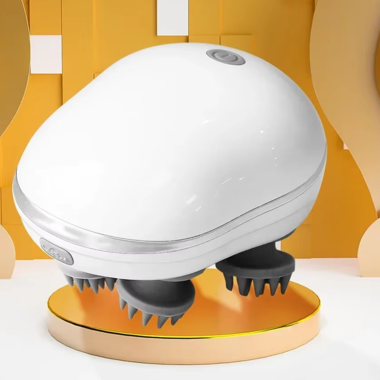 Verwarmde Hoofdhuidmassager voor Spanningverlichting