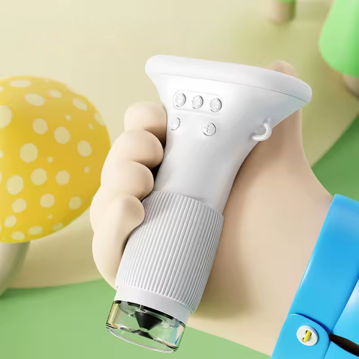 Kinder Microscoop met Kleurrijk Digitaal Scherm