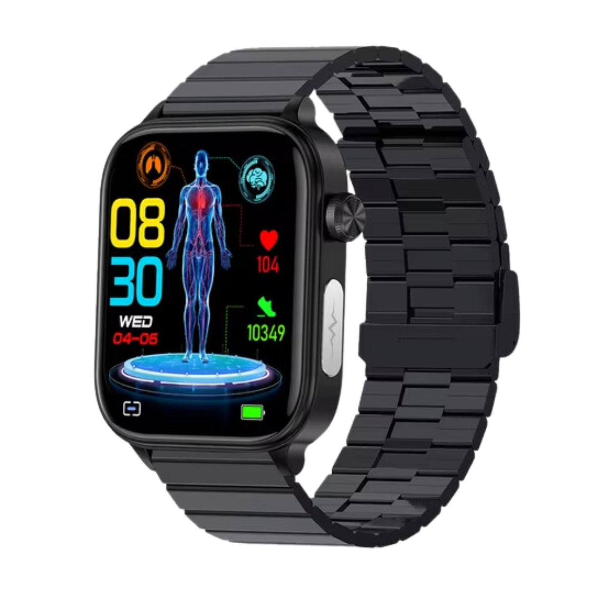 Fitness Smartwatch met ECG en Gezondheidsmonitoring