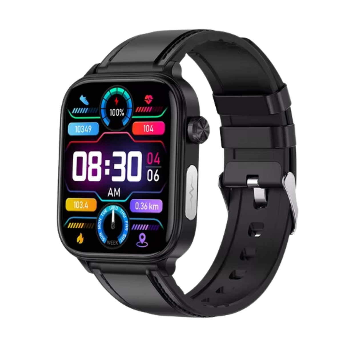 Fitness Smartwatch met ECG en Gezondheidsmonitoring