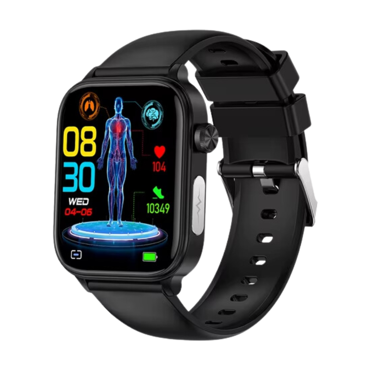 Fitness Smartwatch met ECG en Gezondheidsmonitoring