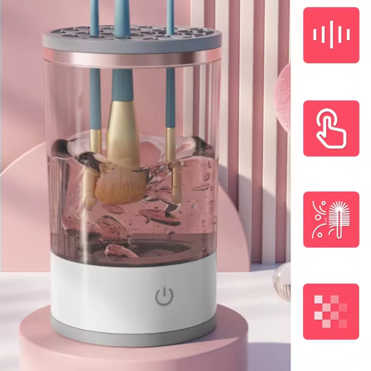 Ultrasone Reiniger voor Make-upkwasten