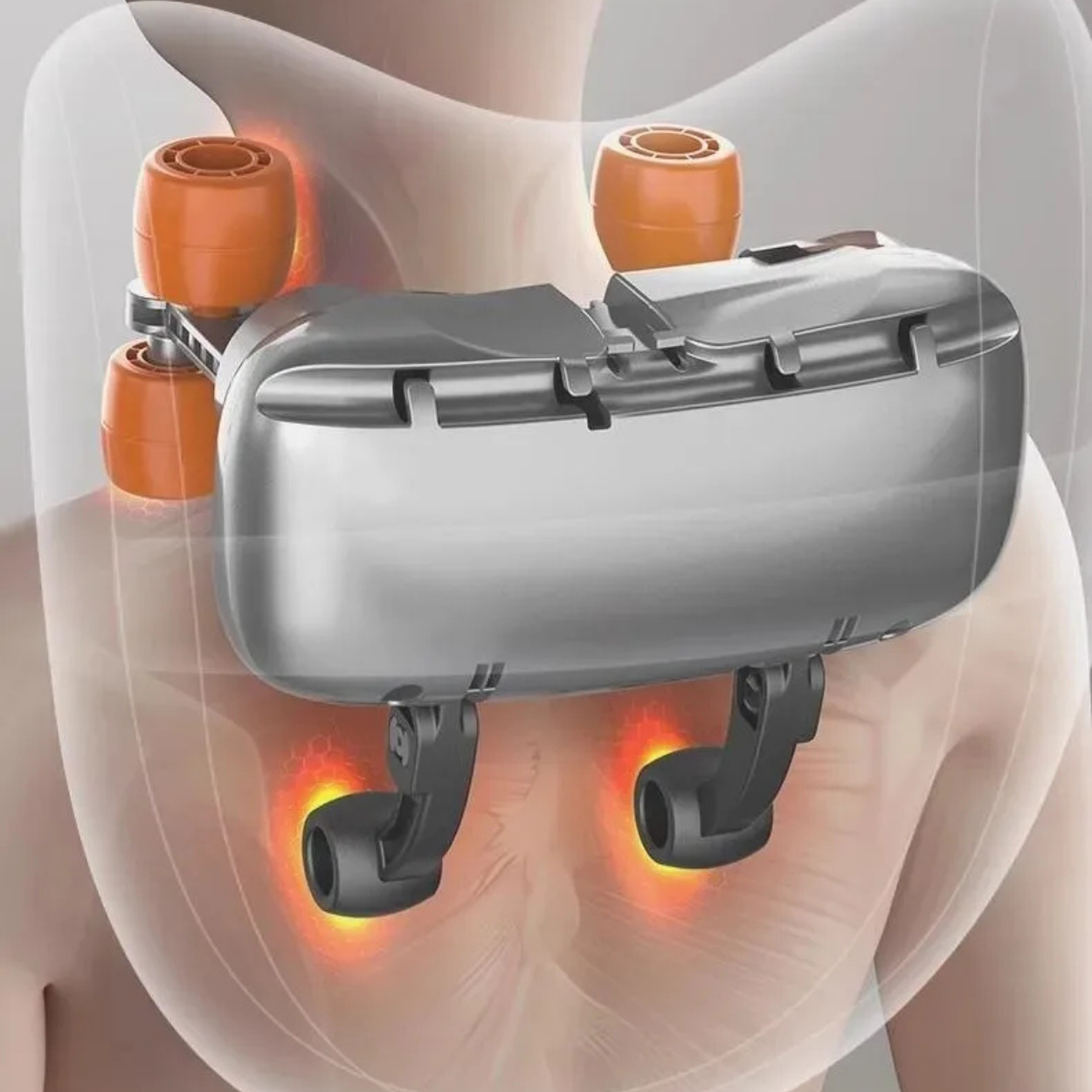 Elektrisch Verwarmd Massagekussen voor Rug en Benen