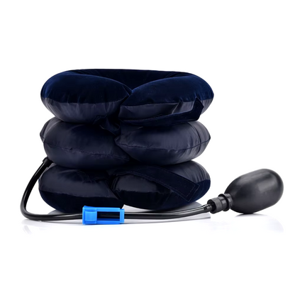 Opblaasbaar nekkussen voor comfortabel slapen